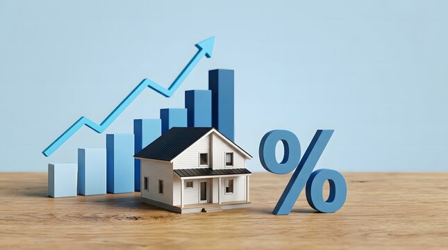 Rising interest rates for housing market