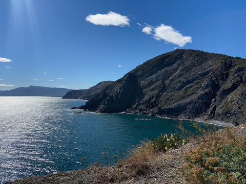 Mediterranean Sea View from Cap Cerb&egrave;re, France