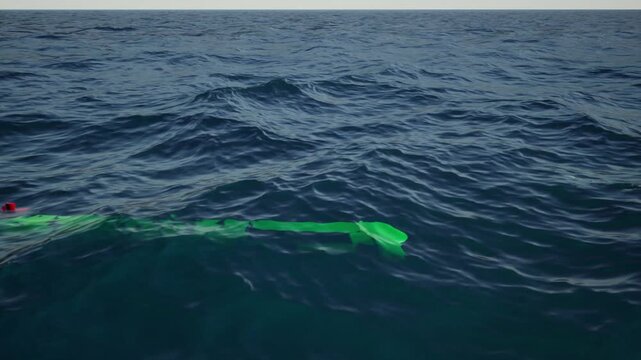 3D Unmanned Underwater Vehicle in Water