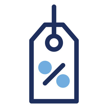 Discount Price Tag Label Promo Duo Tone Icon