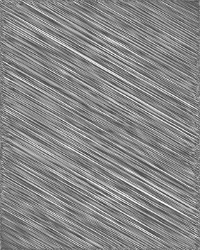 An abstract grayscale image featuring a dynamic pattern of parallel lines evoking a sense of texture movement and subtle visual complexity creating