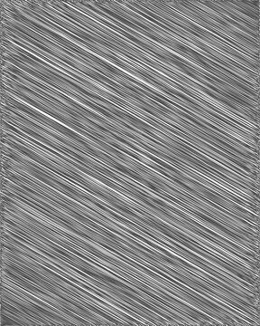 An abstract depiction of closely aligned diagonal lines creating a textured gray surface evoking a sense of dynamic movement and subtle visual