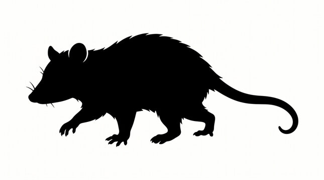 black silhouette of a bull