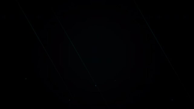 Minimalist blue diagonal streaks over a solid black background