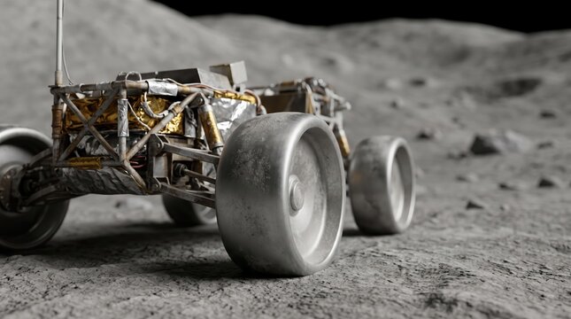 Advanced Robotic Vehicle on Lunar Terrain