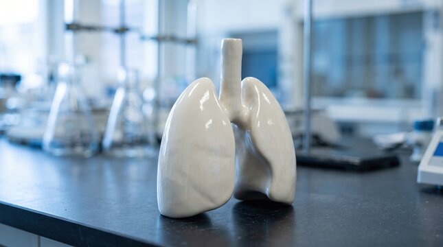 Human Lung Model in Medical Laboratory Setting