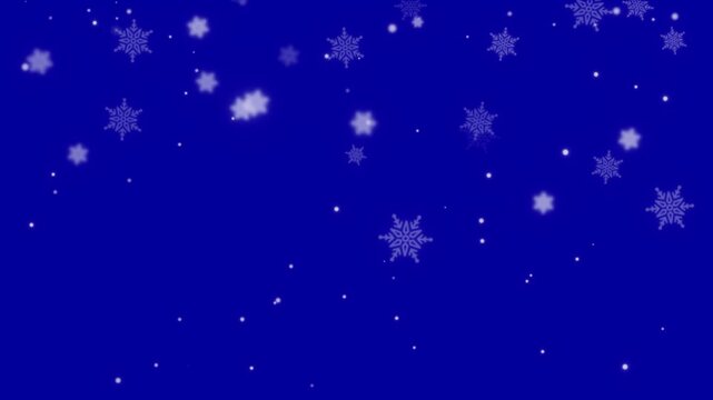 Snowy Christmas background with a stylish border and Santa decoration, created for New Year advertising, social media content, logo presentation, text messages and festive promotions.