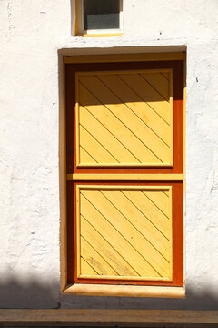 Architecture on the island of Symi, Greece.