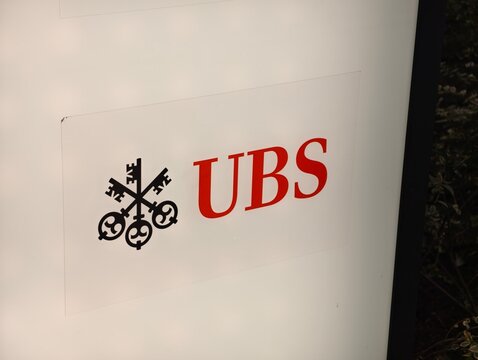 Tokyo, Japan-Jan.26th 2026: UBS company brand logo