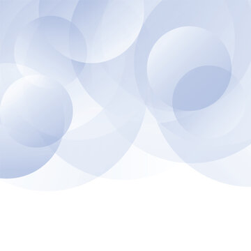 Soft Blue Gradient Circles Background