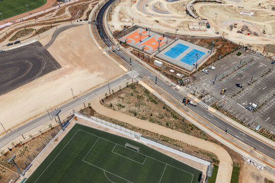 Developing sports complex infrastructure in Elliniko, Greece