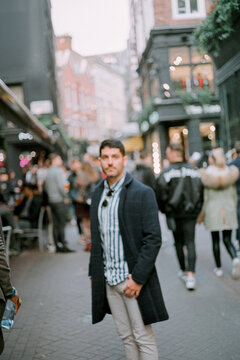 Man In Soho Crowd