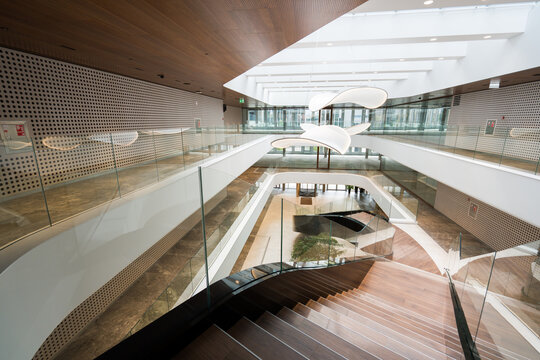 Modern Shopping Mall Building Interior