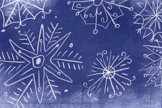 Winter background illustration