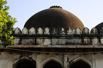 Barakhamba Tomb, Delhi, India, is a historic monument featuring striking Indo-Islamic architecture, ancient stone pillars, and timeless heritage. © Alishka photo