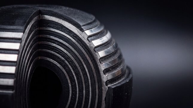 Elastomeric Flex Joint Bearing Detail For Floating Wind Mooring Bridle