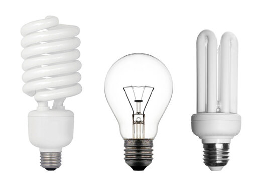 Evolution of Lighting Concept with Incandescent and CFL Fluorescent Bulbs