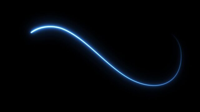 infinity blue neon looping animated icon infinity neon icon animated . Glowing Blue Infinity Symbol Animation Set, Continuous infinite icon animated on black background.
