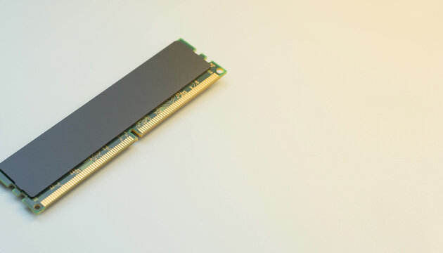 Computer memory module with a black metal heat spreader
