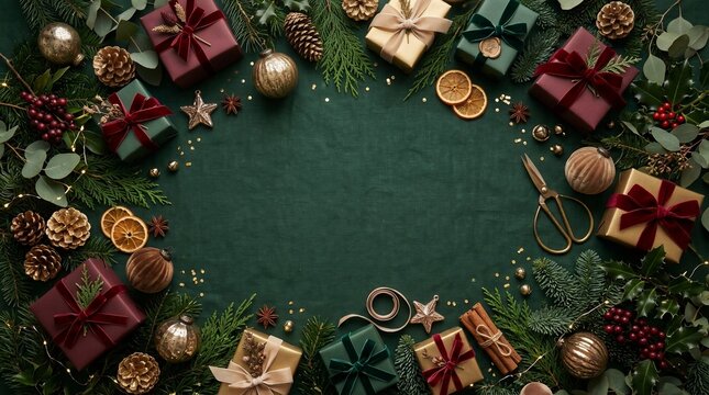 Christmas gift frame