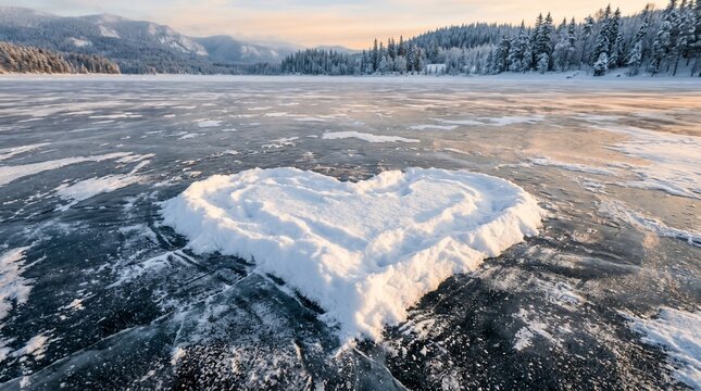 Snow heart lake