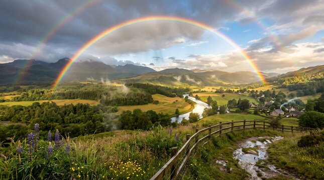 Double Rainbow Valley