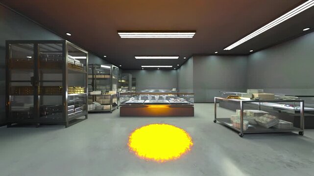 宝飾店　3DCGレンダリング