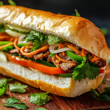 Bahn mi sandwich