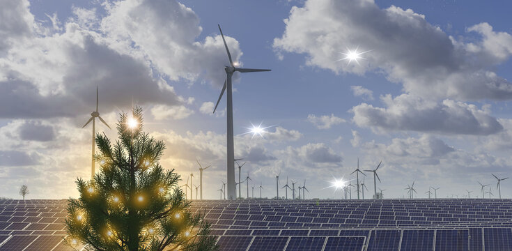 Erneuerbare Energien in der Weihnachtszeit