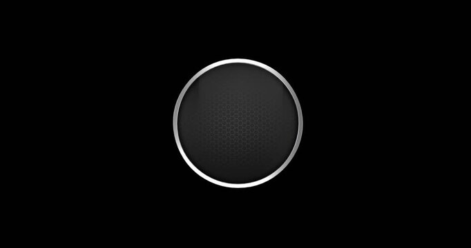 3D titles intro banner box words space revealing effect with alpha channel