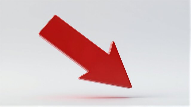 Red arrow points downward against a plain white background.