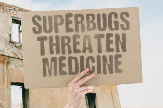 "Superbugs threaten medicine" Doctors warn that unchecked antibiotic misuse breeds stubborn infections capable. SUPERBUGS. THREATEN. MEDICINE. ANTIBIOTICS. INFECTIONS.
