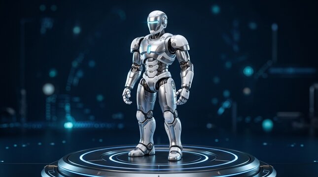 3d rendered illustration of a human body,robat,ai robat 