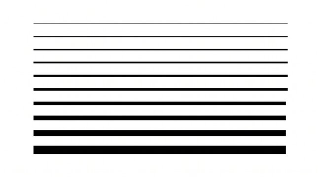 Graduated series of horizontal black lines increasing in thickness with gradient