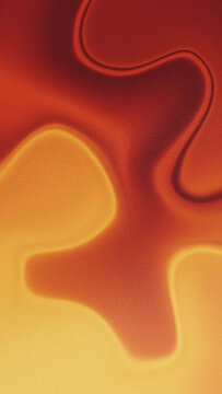 Vertical composition of abstract liquify background featuring warm orange gold fluid wave with grain frosted particle texture, ideal for premium mobile screen graphic designs.