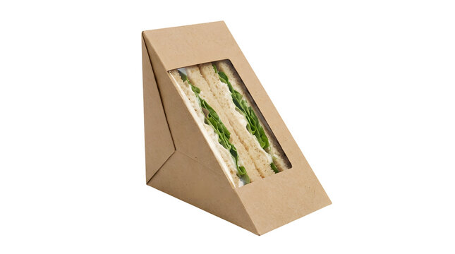 V(0)e(09)s(0) () o()f() () a(5) () s(7)a()n(9)d(0)w()i()c()h() (5) m()a(7)d()e(9) (0) u()s()i featuring sandwich, wedge box featuring cardboard, kraft paper, packaging, food container and lunch