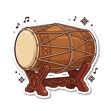 traditional bedug vector illustration