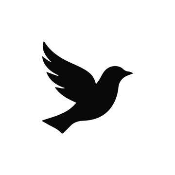 dove silhouette vector