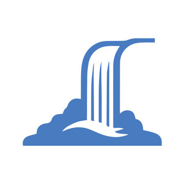 vector illustration of a river
