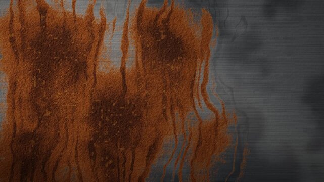 Corten Steel Rust Patina Spreading Across Weathering Steel Transformation