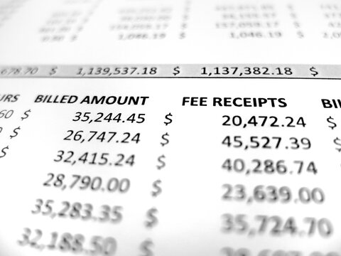 Production and Billable Hours Reports for Business Earning Revenue and Money for Professional Services Like and Attorney or Doctor or Accountant