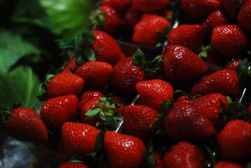 strawberries in the market © Rainbow7