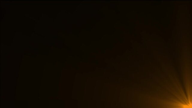 Golden light rays overlay effect, abstract warm sunbeam background, for cinematic transitions, glow
