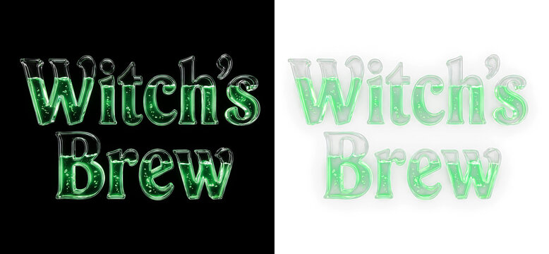 Witchs brew isolated on transparent background