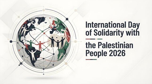 Designing solidarity poster vector illustration asset