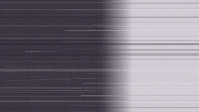 Minimalist horizontal motion blur lines, digital scanline glitch background, monochromatic grey cinematic texture for modern tech overlays