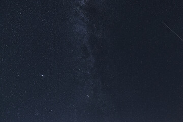 Milky way stars and nebula in universe © AlexGo