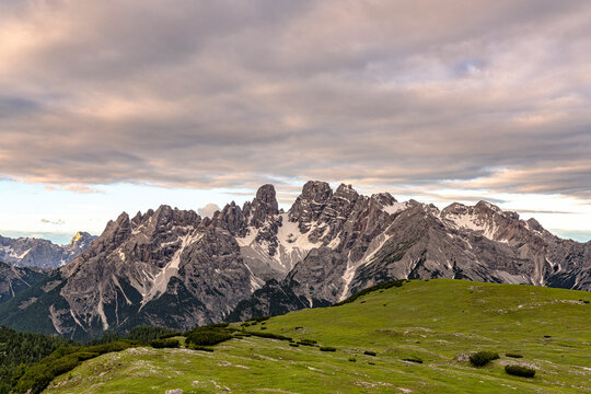 Clouds over Monte Cristallo, Dolomites