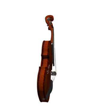 violin, transparent background 