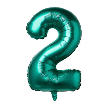 Large inflatable two digit PNG transparent background